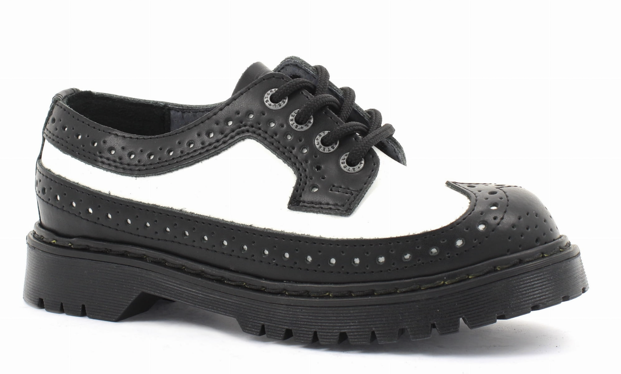 Glady - boty STEEL BLACK WHITE AL 112 bez oceli, 4 dírky (ZV)