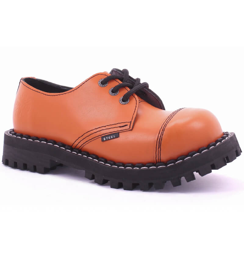 Glady - boty STEEL FULL ORANGE, 3 dírky (ZV)