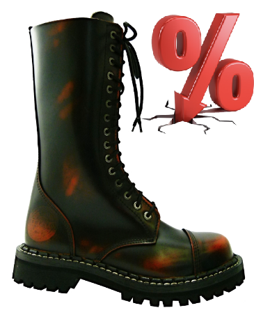 AKCE: CAMPILOT BLACK ORANGE, 15 dírek, VELIKOST 36 = SLEVA 400,-
