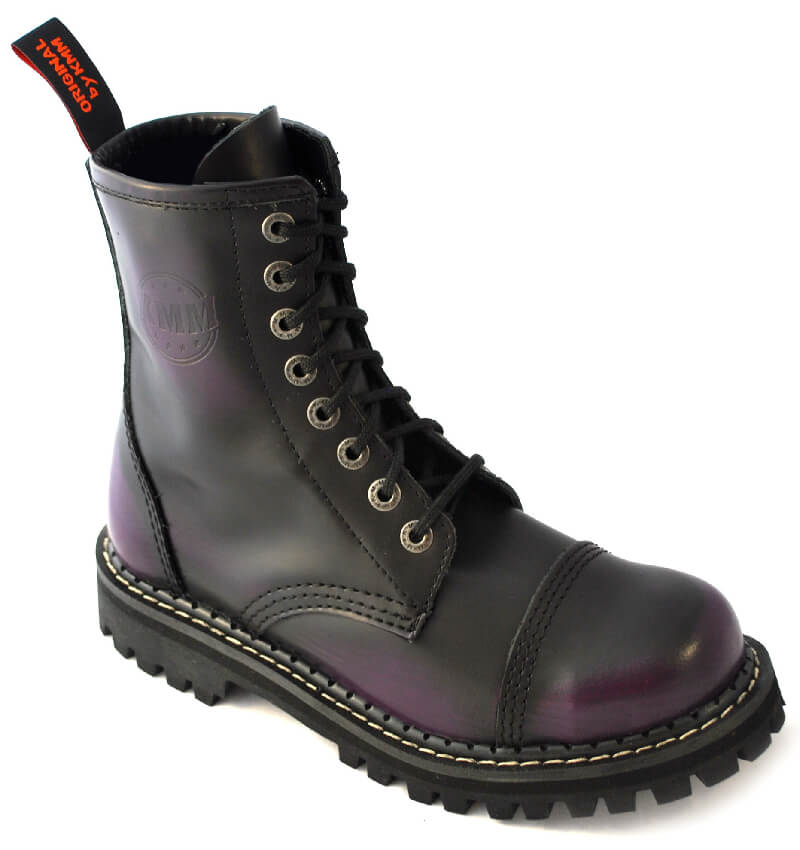 Glady - boty KMM PURPLE BLACK, 8 dírek