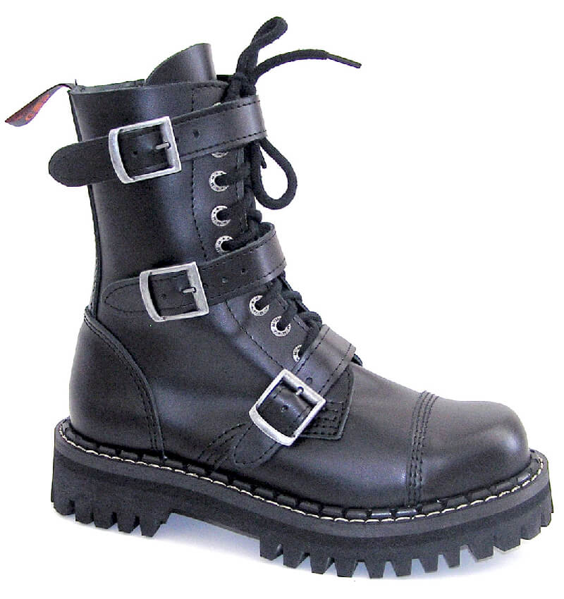 Glady - boty KMM BLACK FULL MONSTER 3P - ZIP, 10 dírek