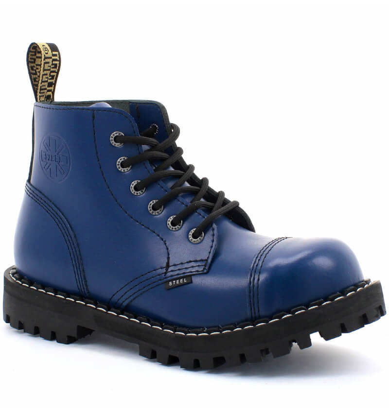 Glady - boty STEEL FULL BLUE, 6 dírek