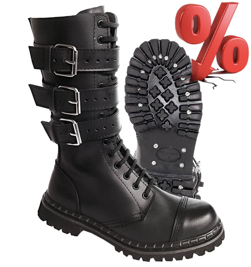 AKCE: PHANTOM BLACK SPONY, 14 dírek, VELIKOST 6 = SLEVA 350,-