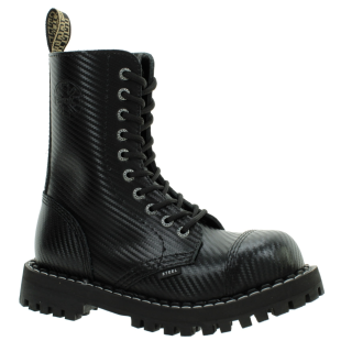 Glady - boty STEEL BLACK D-195, 10 dírek