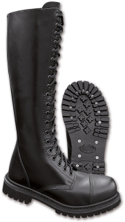 Glady - boty PHANTOM BLACK, 20 dírek