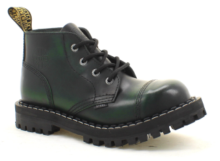 Glady - boty STEEL BLACK GREEN, 4 dírky (ZV)