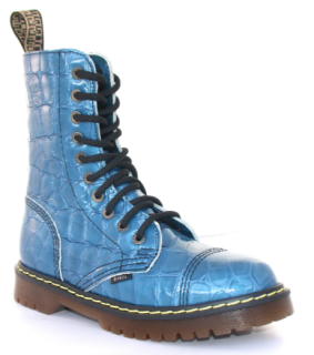 Glady - boty STEEL BLUE KAUČUK bez oceli, 10 dírek (ZV)